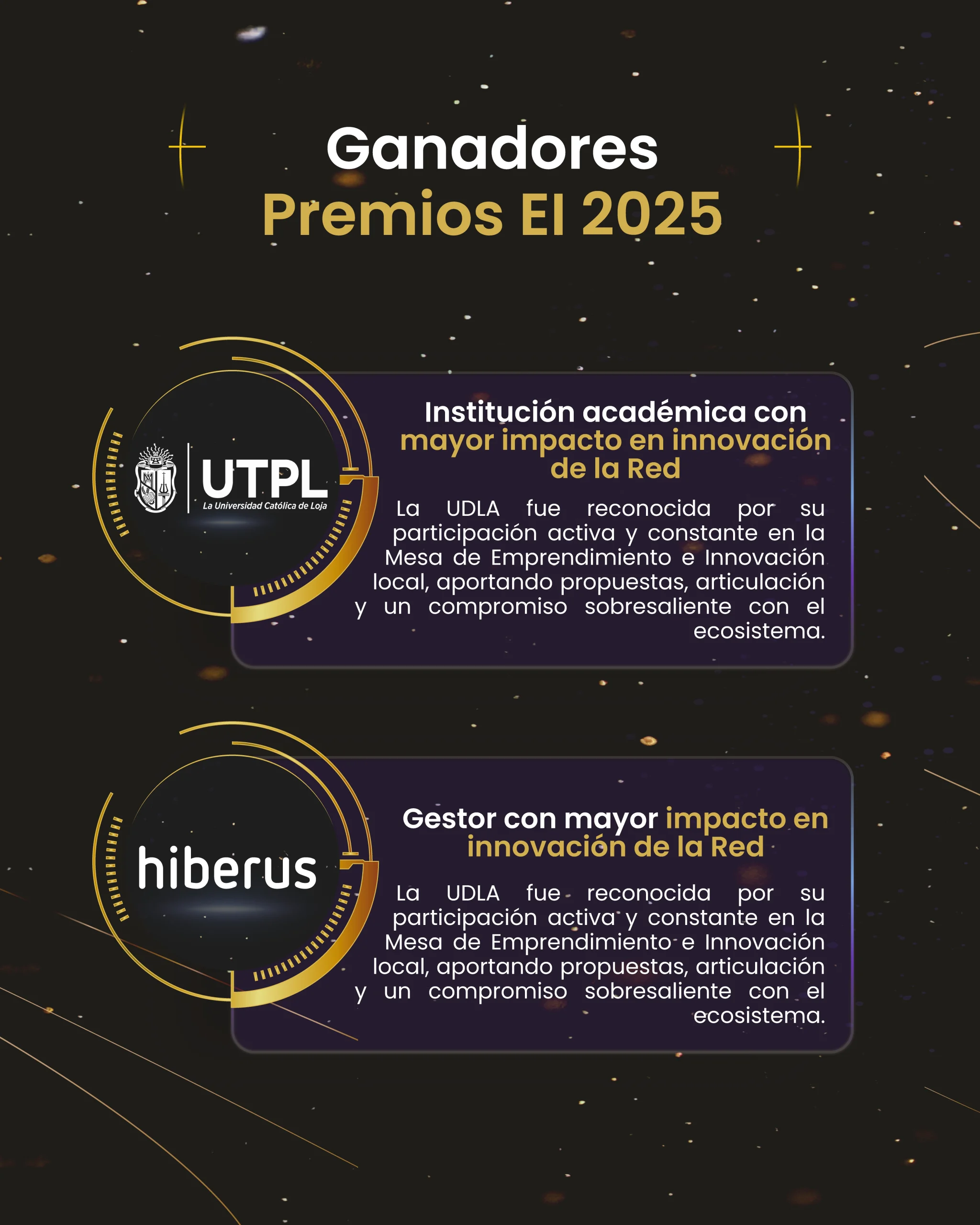 Ganadores de Premios Ei 2025, lámina 3 de 9