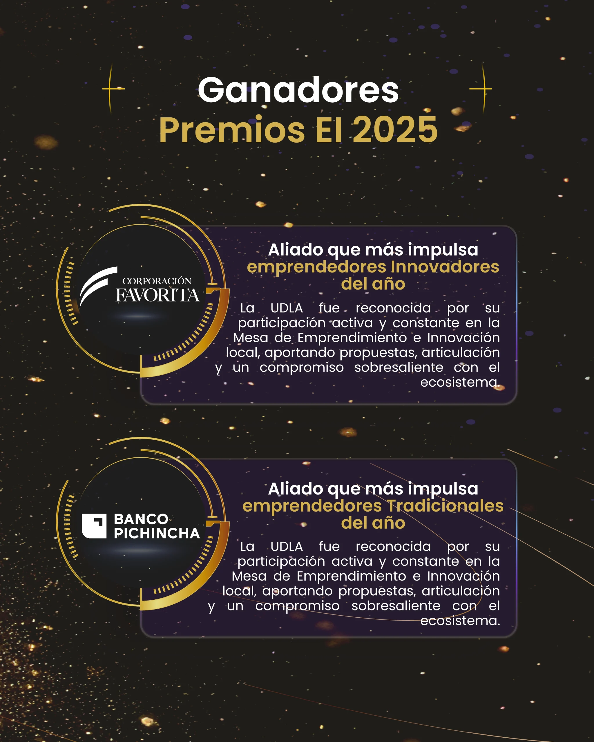 Ganadores de Premios Ei 2025, lámina 5 de 9
