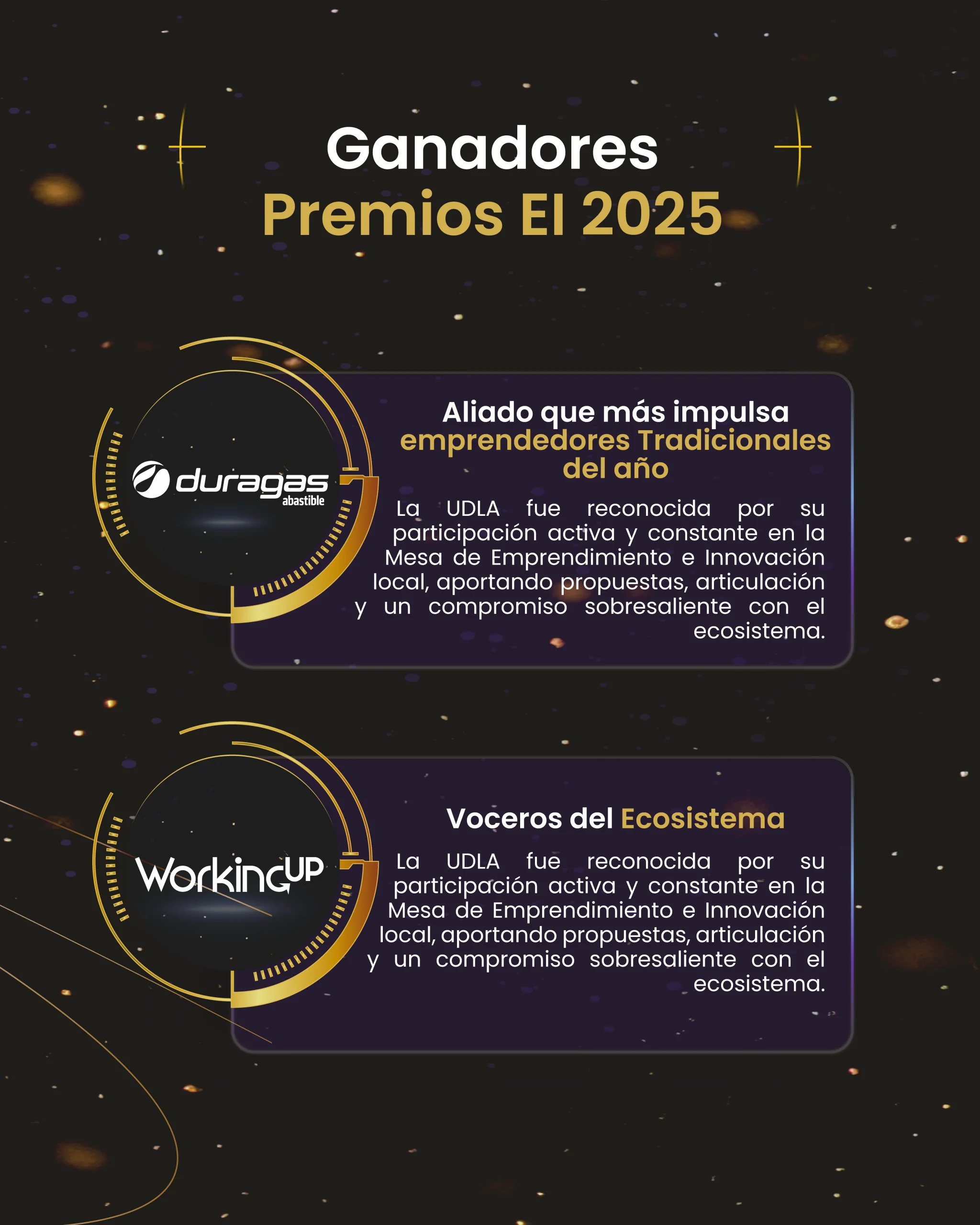 Ganadores de Premios Ei 2025, lámina 6 de 9