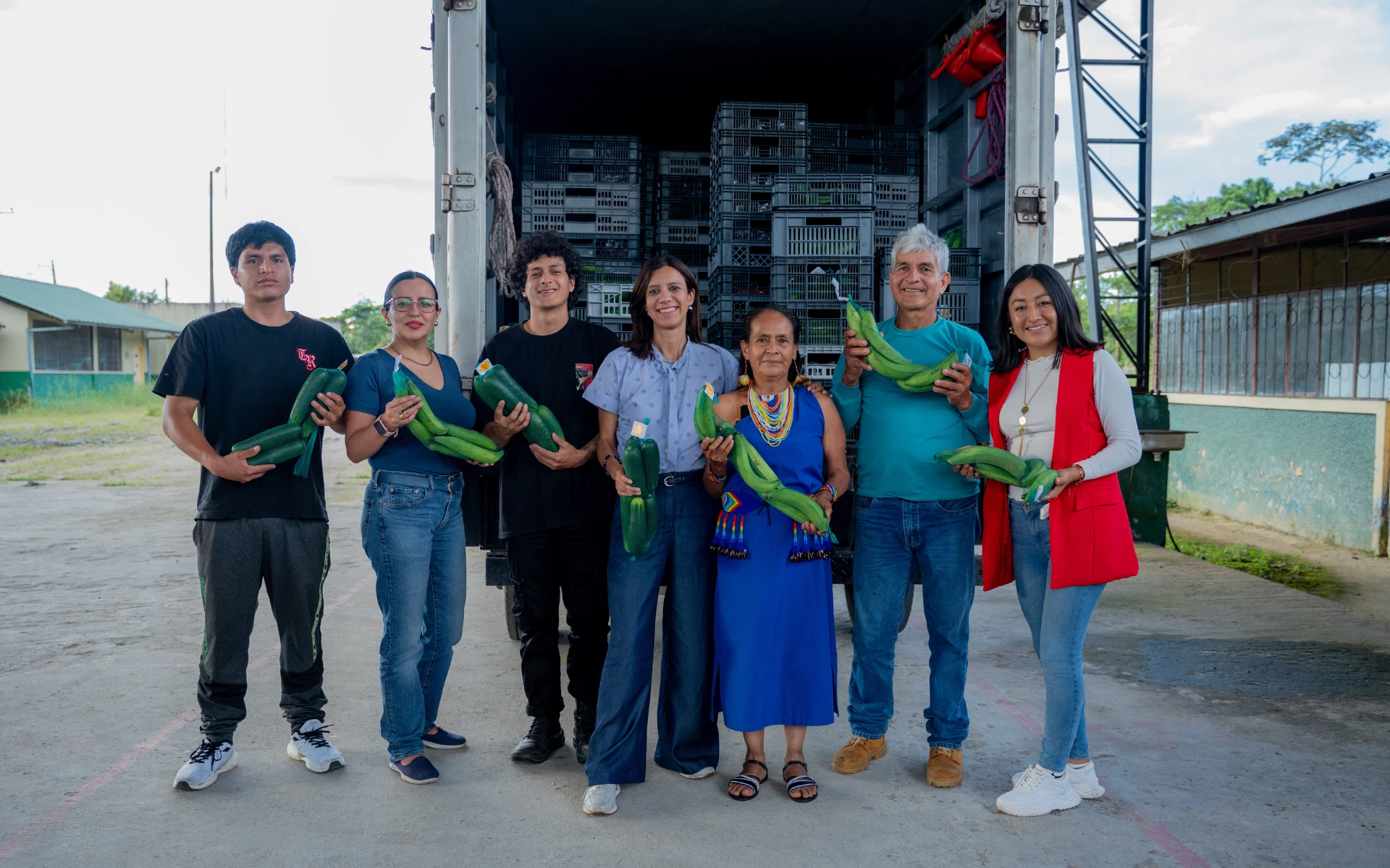 Participantes del Proyecto Amazónico en territorio